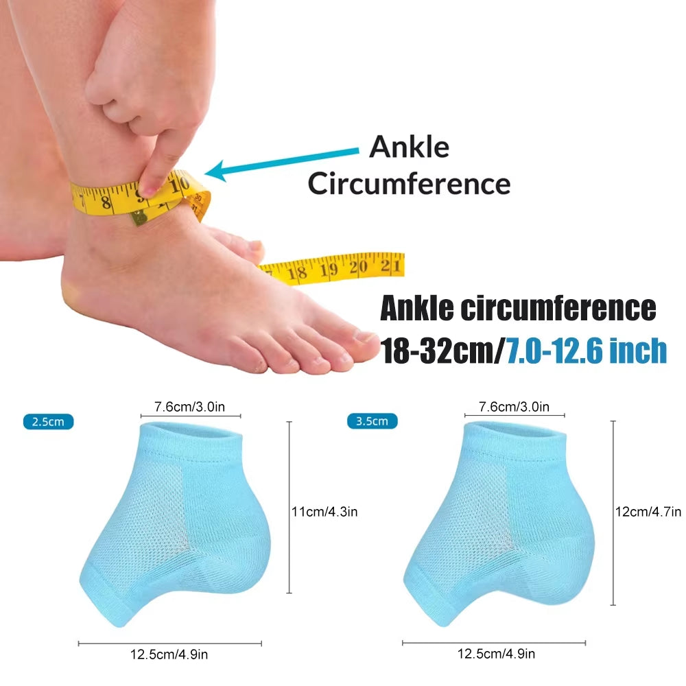 1Pair Height Max Socks, Height Max Insoles 3.5Cm, Invisible Shoe Lift Heel Pads, Half Height Increase Insoles for Women Men